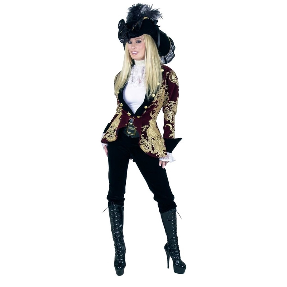 Charades Elegant Pirate Lady Costume